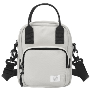 Geanta de umar, de piept sau de mana, sport casual, impermeabila, Tigernu, 16.5x7x20 cm, Alba