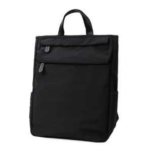 Geanta pentru mamici, minimalista si practica, Escalate, 30x17x40 cm, Neagra - Img 1