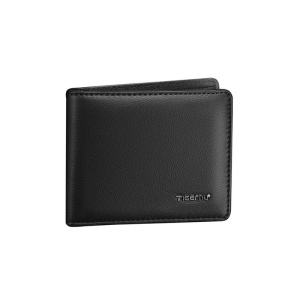 Portofel business clasic, pliabil, impermeabil, TIGERNU, 12x2.5x9 cm, Negru