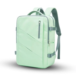 Rucsac dama 15.6", multifunctional, impermeabil, cu port USB, Getics, 29.5x15.5x42.5 cm, Verde