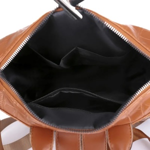 Rucsac dama, impermeabil cu buzunar antifurt, Escalate, 31x29x14 cm, Maro - Img 7
