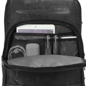 Rucsac laptop 15.6", casual business cu aspect retro, impermeabil, cu buzunar antifurt, Tigernu, 30x20x44 cm, Negru - Img 4