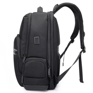 Rucsac laptop 15.6", casual business, impermeabil cu port USB, BANGE, 46x33x19 cm, Negru - Img 5