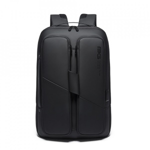 Rucsac laptop 15.6", smart business, compact, impermeabil, cu port de incarcare USB, BANGE, 32x14x46 cm, Negru - Img 2