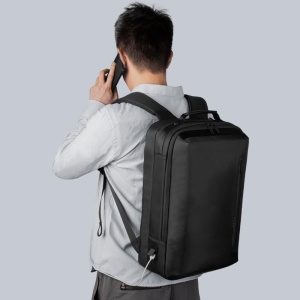 Rucsac laptop 15.6" smart business, impermeabil, cu port de incarcare USB, KINGSONS, 29x18x45.5 cm, Negru - Img 8