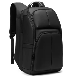 Rucsac laptop 15.6", smart casual pentru calatorii, impermeabil, cu port USB, GETICS, 31x21x48 cm, Negru - Img 4