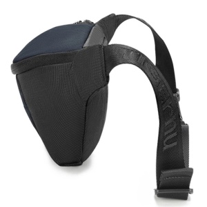 Borseta compacta, multifunctionala, impermeabila, Tigernu, 35x7x15 cm, Neagra cu gri - Img 3