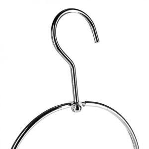 Etajera suspendata pentru baie cu 2 cosuri, Escalate, 30x14x54 cm - Img 2