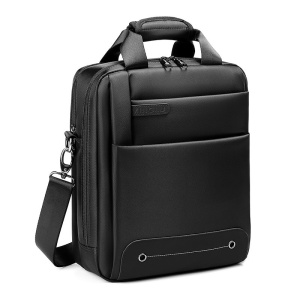 Geanta business pentru barbati, GETICS, 21x8x26 cm, Neagra - Img 3