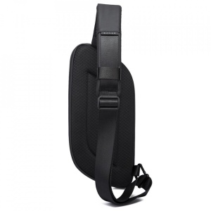 Geanta crossbody ingusta, Bange, 35x4x16 cm, Neagra - Img 6