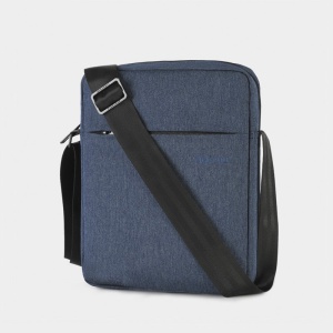 Geanta de umar sau de piept 9.7", minimalista, Tigernu, 26x21x6 cm, Albastra - Img 2