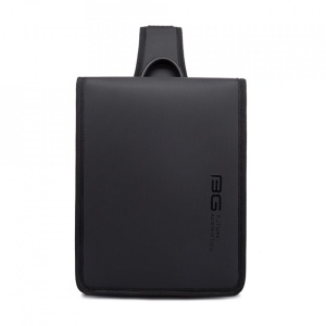 Geanta tip messenger casual, crossbody, de umar sau de mana, Bange, 28x8x22cm, Neagra - Img 2