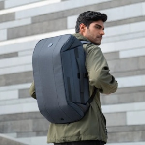 Rucsac 15.6" smart casual pentru calatorii, multifunctional cu port USB, KINCASE, 32x21x55 cm, Gri - Img 8