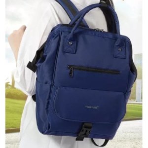 Rucsac dama 14", multifunctional, impermeabil cu buzunar antifurt, Tigernu, 25x16x38 cm, Albastru - Img 8