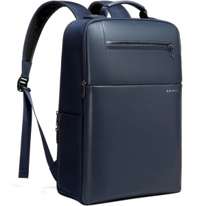 Rucsac laptop 15.6" business ingust, cu port de incarcare USB, Bange, 30x12x43 cm, Albastru - Img 2