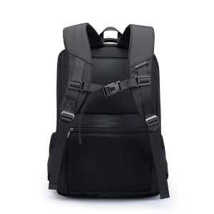 Rucsac laptop 15.6", casual business, impermeabil cu port USB, BANGE, 46x33x19 cm, Negru - Img 6