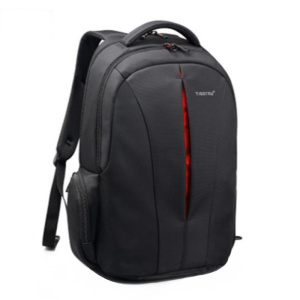 Rucsac laptop 15.6", casual, impermeabil, cu buzunar antifurt, Tigernu, 48x33x15 cm, Negru/Portocaliu - Img 3