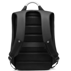 Rucsac laptop 15.6", smart casual pentru calatorii, impermeabil, cu port USB, GETICS, 31x21x48 cm, Negru - Img 5