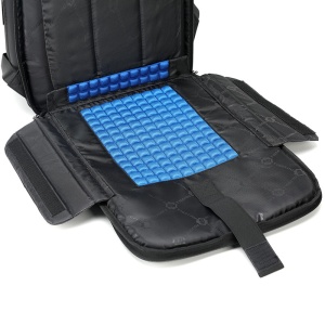 Rucsac laptop 17", smart business pentru calatorii, cu compartiment antisoc, Tigernu, 32x20x48 cm, Negru - Img 5