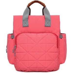 Rucsac pentru mamici, multifunctional, cu accesorii, impermeabil, Insular, Roz - Img 8