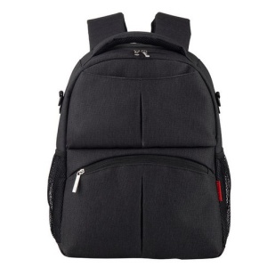 Rucsac pentru mamici, multifunctional, cu spatiu mare de depozitare, port USB, Insular, Negru