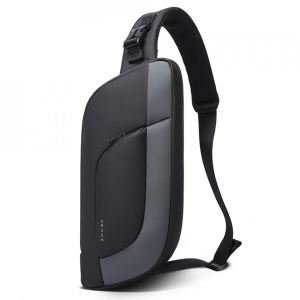 Geanta crossbody ingusta, Bange, 35x4x16 cm, Gri