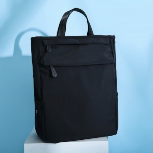 Geanta pentru mamici, minimalista si practica, Escalate, 30x17x40 cm, Neagra - Img 3