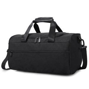 Geanta sport multifunctionala, impermeabila pentru sala sau calatorii, GETICS, 43x25x27 cm, Neagra