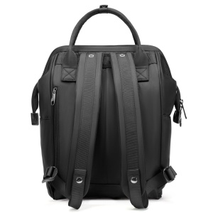 Rucsac dama 14", multifunctional, impermeabil cu buzunar antifurt, Tigernu, 25x16x38 cm, Negru - Img 7