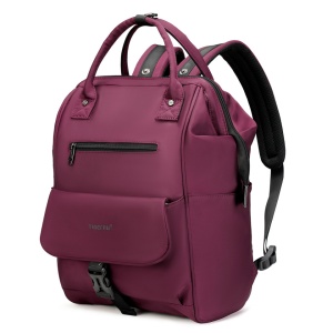 Rucsac dama 14", multifunctional, impermeabil cu buzunar antifurt, Tigernu, 25x16x38 cm, Violet