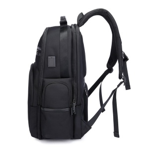 Rucsac laptop 15.6", smart business, impermeabil, cu port USB, BANGE, 46x33x19 cm, Negru - Img 5