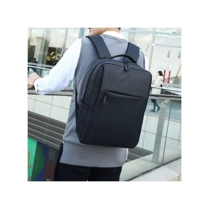 Rucsac laptop 15.6", smart casual, impermeabil, cu port USB, GETICS, 40x30x15 cm, Negru - Img 4