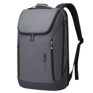 Rucsac laptop 15.6", smart, impermeabil, port de incarcare USB, BANGE, 29x17x47 cm, Gri