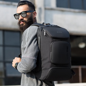 Rucsac laptop 15.6", sport, impermeabil, cu port de incarcare USB, BANGE, Negru - Img 7