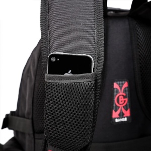 Rucsac laptop 15.6", sport, impermeabil, cu port de incarcare USB si jack audio, BANGE, Negru - Img 8