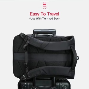Rucsac laptop 17", business pentru calatorii, cu port de incarcare USB, VGOAL, 32.5x20x48 cm, Negru - Img 7