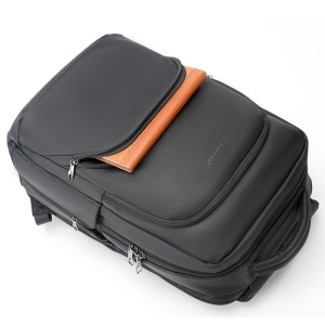 Rucsac laptop 17", smart business pentru calatorii, cu compartiment antisoc, Tigernu, 32x20x48 cm, Negru - Img 6