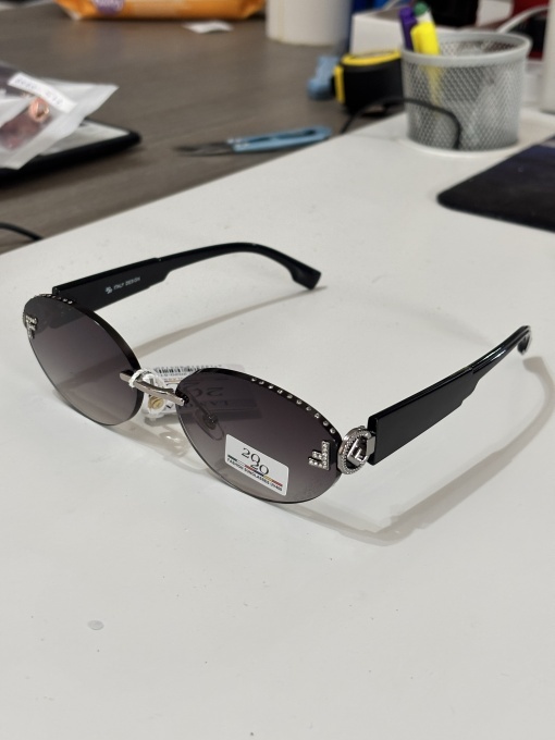 Ochelari de soare dama - negru UV400 - 2020-512 (Toc inclus) - Img 4