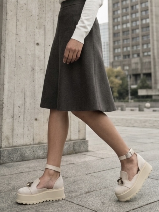 Pantofi casual dama bej Inez - PN - Img 2