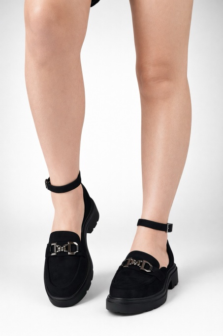 Pantofi casual negri model - Ray PN - Img 3