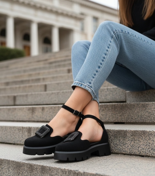 Pantofi casual negri model - Amiri PN - Img 2