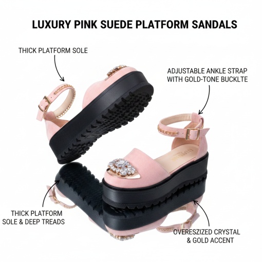 Sandale Dama / Harle Pink Pouder PN - Img 2