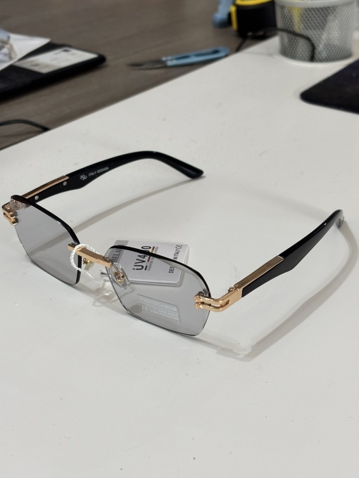 Ochelari de soare dama - gri UV400 - 2020-502 (Toc inclus) - Img 5
