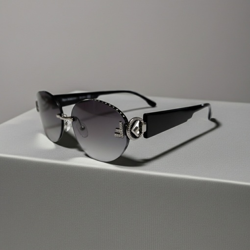 Ochelari de soare dama - negru UV400 - 2020-512 (Toc inclus) - Img 3