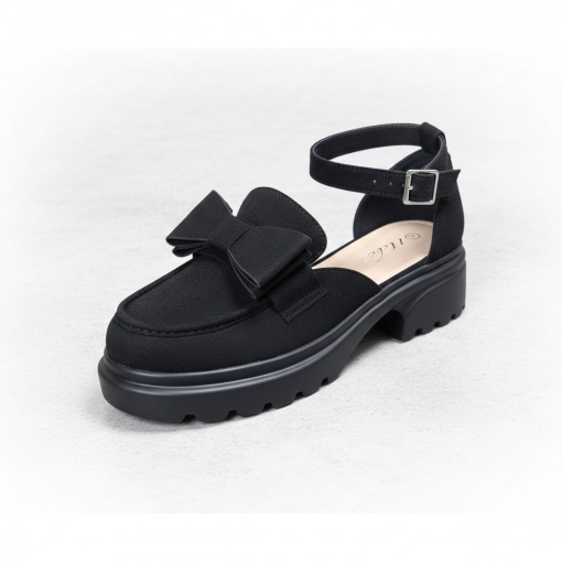 Pantofi casual negri model - Oxia PN - Img 2