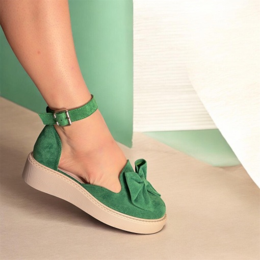 Pantofi casual Verde model - Oxi PN - Img 4
