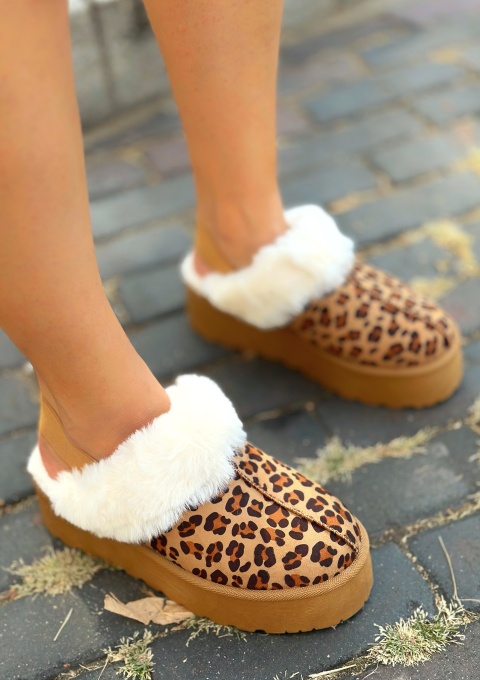 Papuci dama animalprint model - Wow Leo - Img 3