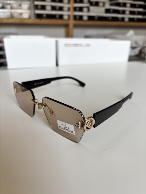 Ochelari de soare dama - maro deschis UV400 - 2020-511 - Img 4