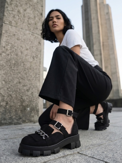Pantofi casual dama negri New Aysha - PN - Img 2