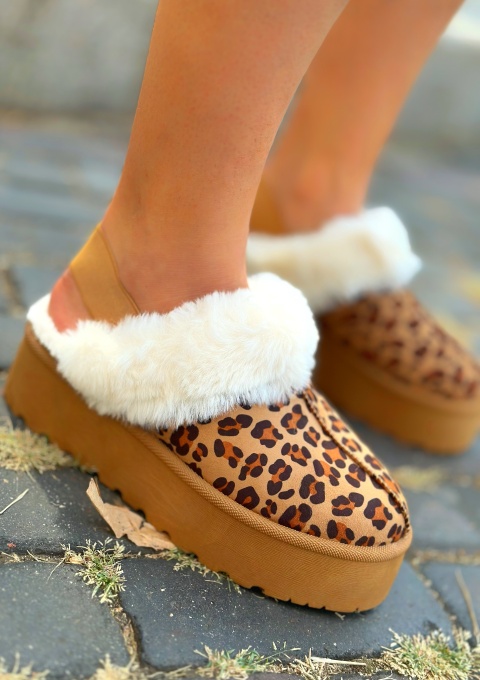 Papuci dama animalprint model - Wow Leo - Img 4